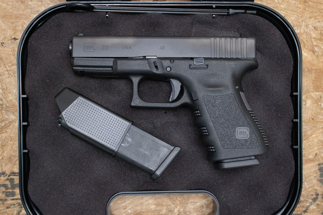 GLOCK 23 Gen4 40 S&W USA Police Trade-In Pistol (Very Good Condition)